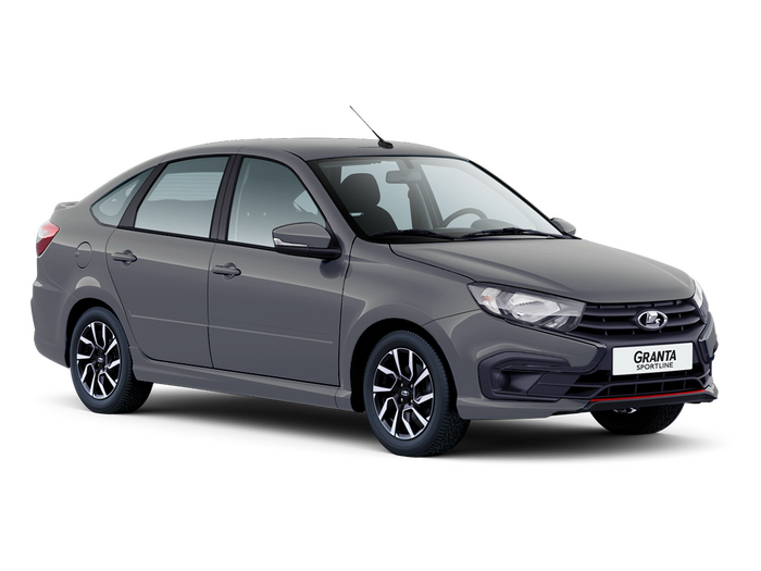 Lada Granta Sportline Liftback Серебристый "Платина"