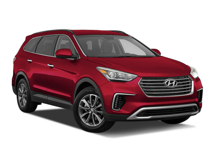 Hyundai Grand Santa Fe Red Merlot